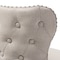 Baxton Studio Gradisca Light Beige Button-Tufted Upholstered Swivel Barstool, PK2 129-7074 - alternate 8